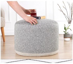 Светлосива табуретка Cedre – Artie