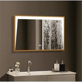 LED огледало за баня с нагревател, 90x60см, Inter Ceramic, ICL 1820