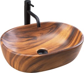 Умивалник за плот Rea AMELIA WOOD MATT