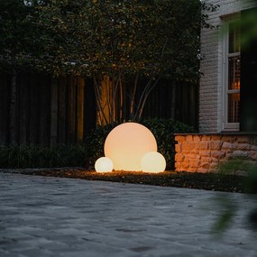 Модерна външна лампа бяла 77 см IP65 - Nura