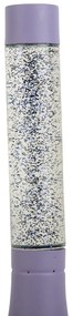 Лилава настолна лампа със стъклен абажур (височина 37,5 cm) Astro Glittler – Leitmotiv