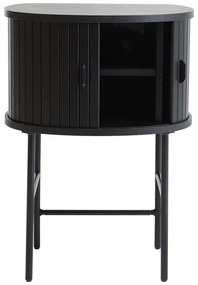 Черно нощно шкафче Nola – Unique Furniture