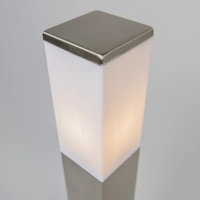 Интелигентна външна лампа 80 см стомана с WiFi P45 - Malios