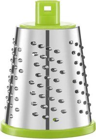 Ръчно ренде с 3 сменяеми приставки Kinghoff KH 1960, Неръждаема стомана, Бял/Зелен