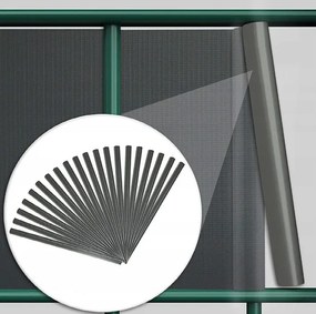 Екранираща лента за ограда с размери 19 cm x 35 m - GRAFIT 1бр.