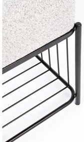 Светлосива табуретка Milou – White Label