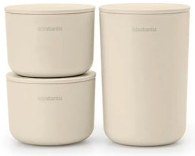 Комплект за съхранение на принадлежности Brabantia ReNew 1006269, 3 части, Меко дъно против пързаляне, Бежов