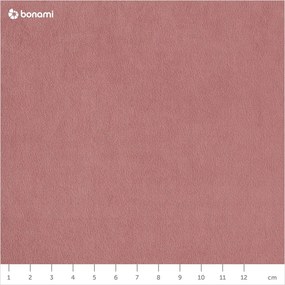 Светлорозов кадифен U-образен ъглов разтегателен диван (ляв ъгъл) Sweet Harmony - Miuform