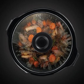 Уред за бавно готвене Slow cooker Russell Hobbs 24180-56 Chalkboard, 3.5 литра, Керамичен съд, 3 програми, Черен