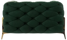 Тъмнозелено кадифено кресло Chelsea Bis – Ropez