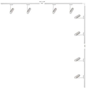 Zuma Line 3587 - Точково осветително тяло за релсова система LISA 8xGU10/35W/230V бяло