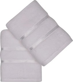 Комплект от 2 бели памучни кърпи , 50 x 90 cm Dolce - Foutastic