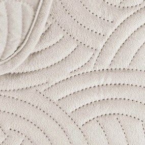 Кремаво комплект шалте и калъфка за възглавница 240x260 cm Solange – douceur d'intérieur