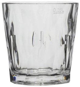 Rubikap - Поликарбонатна чаша ниска 250мл DIAMONT CLEAR-(EX.DT250 - PC001)