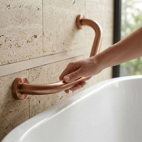 Ъглова баня дръжка за хващане BRUSH COPPER