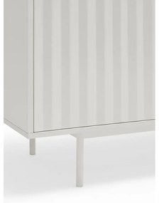 Бял нисък скрин 211x80 cm Sierra – Teulat