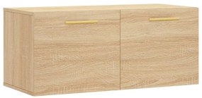 830063 vidaXL Стенен шкаф, дъб сонома, 80x36,5x35 см, инженерно дърво