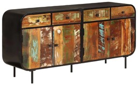 355845 vidaXL Бюфет 140x35x70 см регенерирано дърво масив и масив