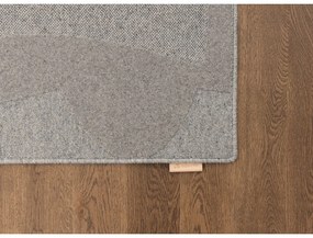 Сив вълнен килим 200x300 cm Morphic Botanica – Agnella