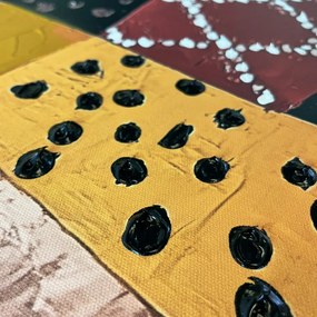 Картина с ръчно изрисувани елементи 70x100 cm Mae – Styler