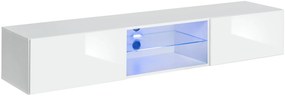 TV шкаф Swiss LED plus-бял