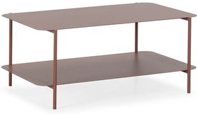 Теракотена метална масичка за кафе 58x90 cm Beatrix – MOME