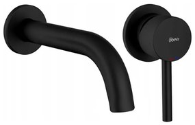 BAT-B0969 - Смесител за умивалник със скрит монтаж LUNGO, матово черен