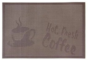 Подложка за хранене Hot Fresh Coffee 45x30см кафява (0193654) - Horecano