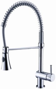 Стоящ смесители за кухня, "ЕСКАДА", Inter Ceramic, ICL 7561017, с изтеглящ душ