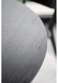 Кръгла маса за хранене с дъбов плот 120x120 cm Calverton - Rowico