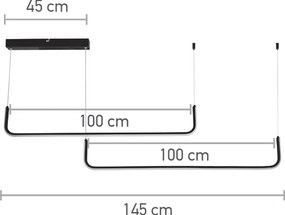 Светлина за окачване InLight 6052-BL