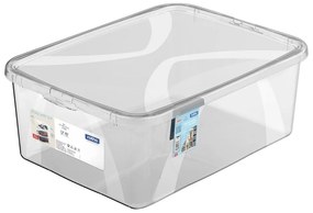 Пластмасова кутия за съхранение с капак 10 л Lona - Rotho