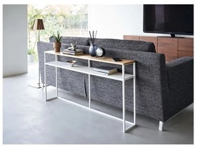 Конзолна маса от декор от ясен в бял и светлокафяв цвят 20,5x126 cm Tower – YAMAZAKI