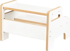 Детска степенка с 2 стъпала – 40 x 36 x 27 см Кафяво