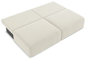 Кремав разтегателен диван с място за съхранение 216 cm Kalena – Makamii