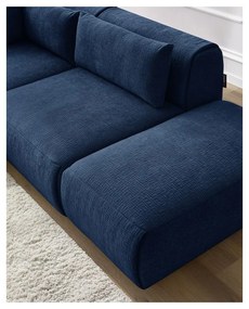 Тъмносин ъглов диван (променлив) Jeanne - Bobochic Paris