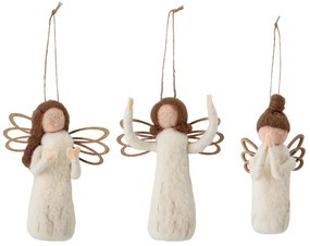 Вълнени Коледни украси в комплект от 3 бр. 13 cm Pavla – Bloomingville