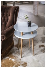 Графитно сива масичка за кафе UFO, Ø 45 cm - Ragaba