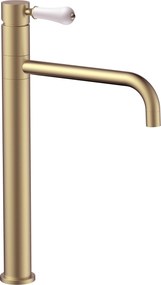 Смесител за мивка Rea Serra Brush  Gold high