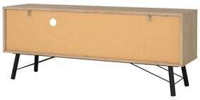 Маса за телевизор от дъбов декор в естествен цвят 150x60x40 cm Ry – Tvilum