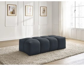 Тъмносиня табуретка от прежда с примки от букле Everest – Bobochic Paris