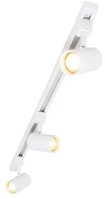 Модерна 1-фазова релсова система с 3 прожектора бяла - Jeana