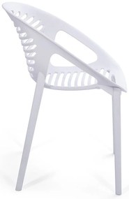 Градински комплект за хранене за 6 души с бял стол Joanna и маса Strong, 210 x 100 cm - Bonami Selection