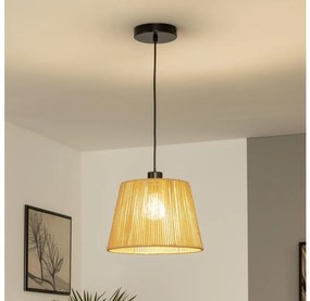Brilagi - LED полилей на кабел CERIA BOHO 1xE27/40W/230V Ø 28 см кафяв