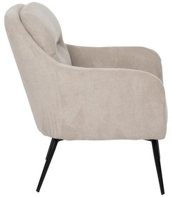 Бежово шенилово кресло Classic – Ixia