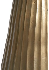 Кръгла маса за хранене в бронзов и естествен цвят с мраморен плот ø 100 cm Rianne - Light &amp; Living