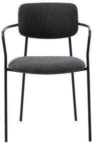 Тъмносив трапезен стол Zama – Unique Furniture