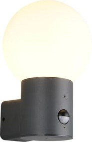 Стенно външно осветително тяло със сензор за движение ø 18 cm Mures – Trio