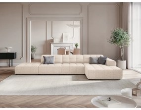 Кремав ъглов диван (десен ъгъл) Chicago - Cosmopolitan Design