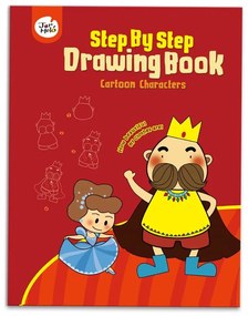Jarmelo - Книжка за рисуване Стъпка по стъпка Приказни герои